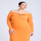  Midi Dress With Tie  image number null