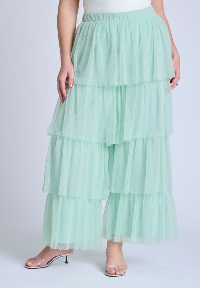 Tulle Ruffle Pant image number 2