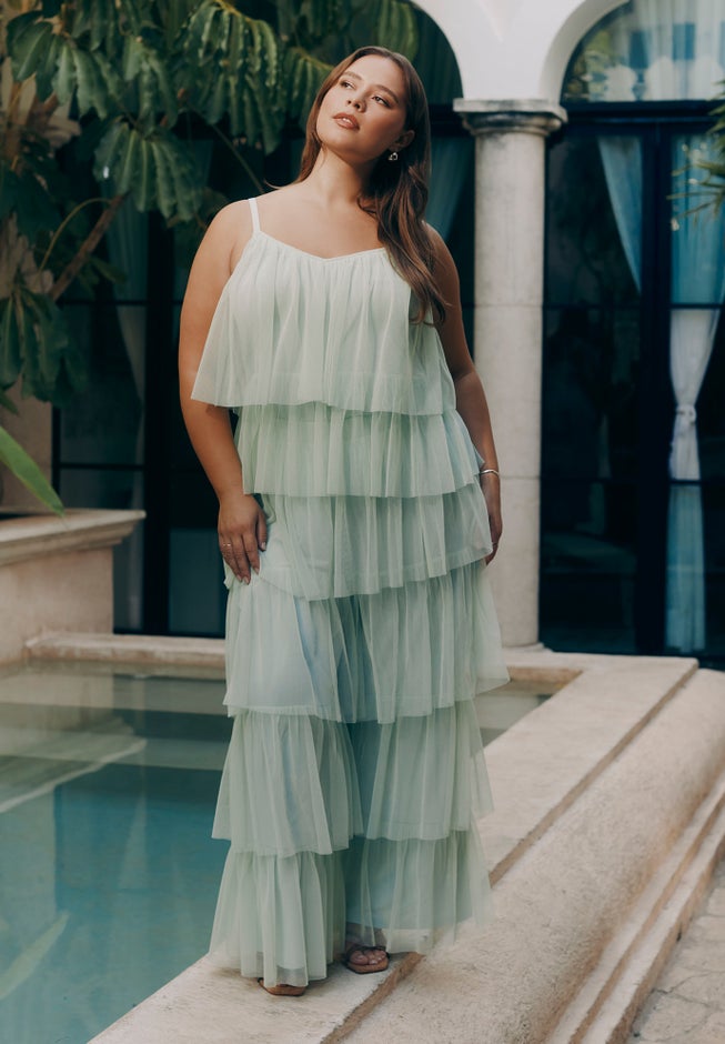 Tulle Ruffle Pant image number 0