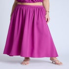 Flowy Printed Maxi Skirt image number null