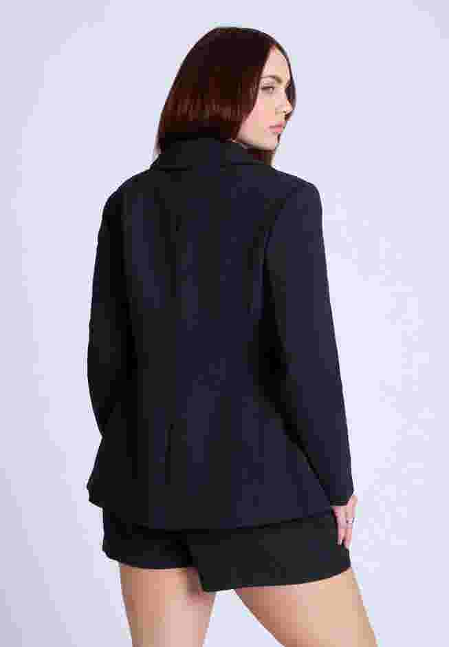  Fitted High Neckline Blazer  image number 2