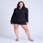  Fitted High Neckline Blazer  image number null