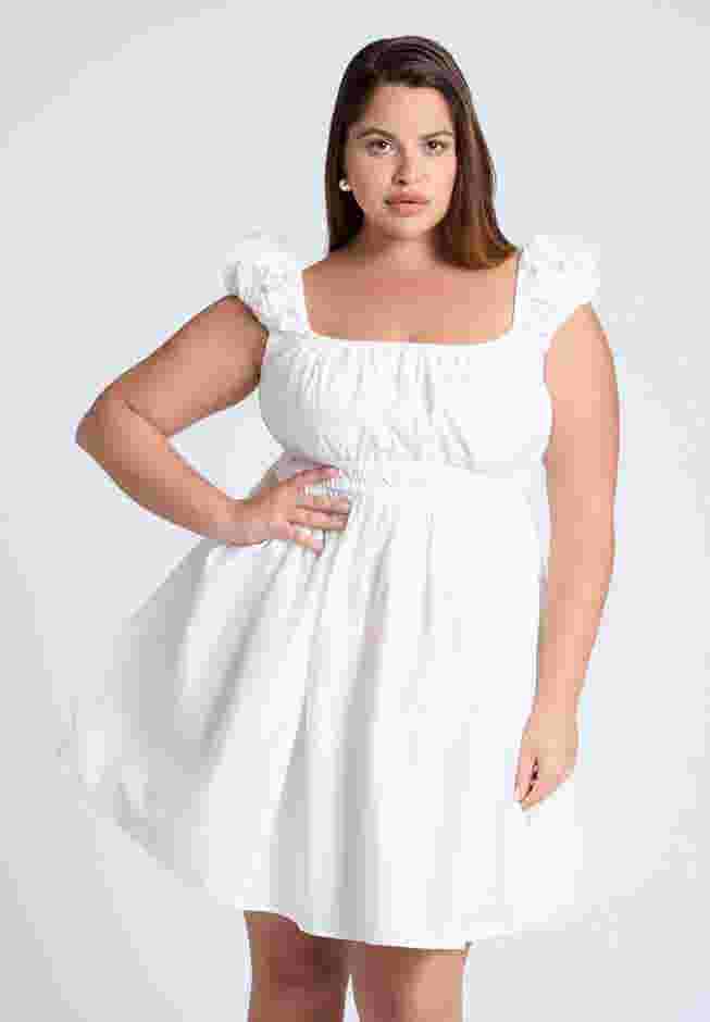 Poplin Flare Mini Dress image number 4