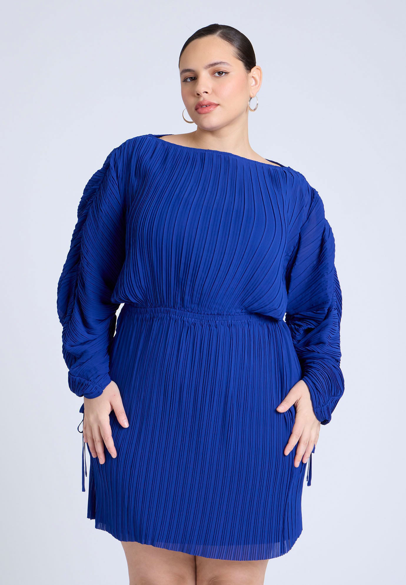  Plisse Mini Dress  image number 2