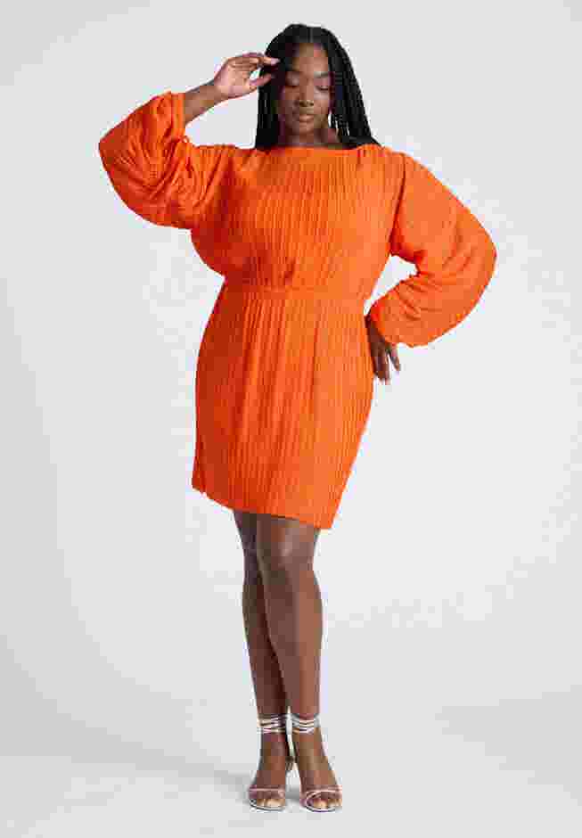  Plisse Mini Dress  image number 0