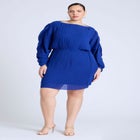  Plisse Mini Dress  image number null