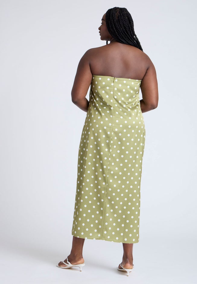 Satin Column Dress  image number 1
