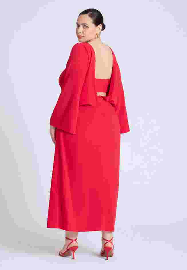 Back Drape Maxi Dress  image number 1