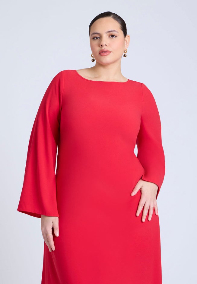 Back Drape Maxi Dress image number 2