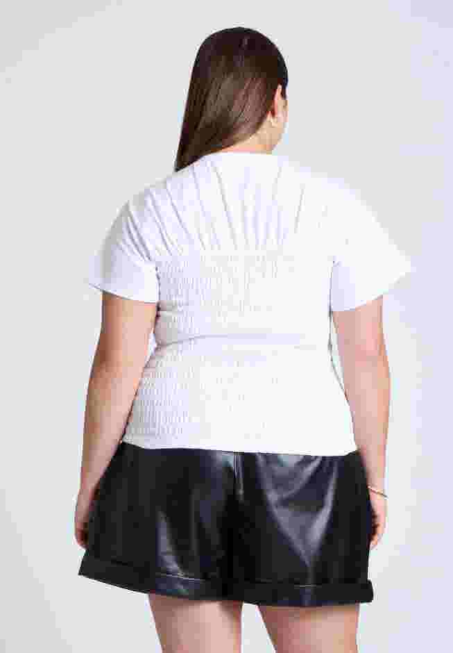 Short Sleeve Smocked Tee image number 1