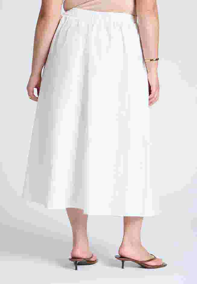 Midi Poplin Skirt image number 2