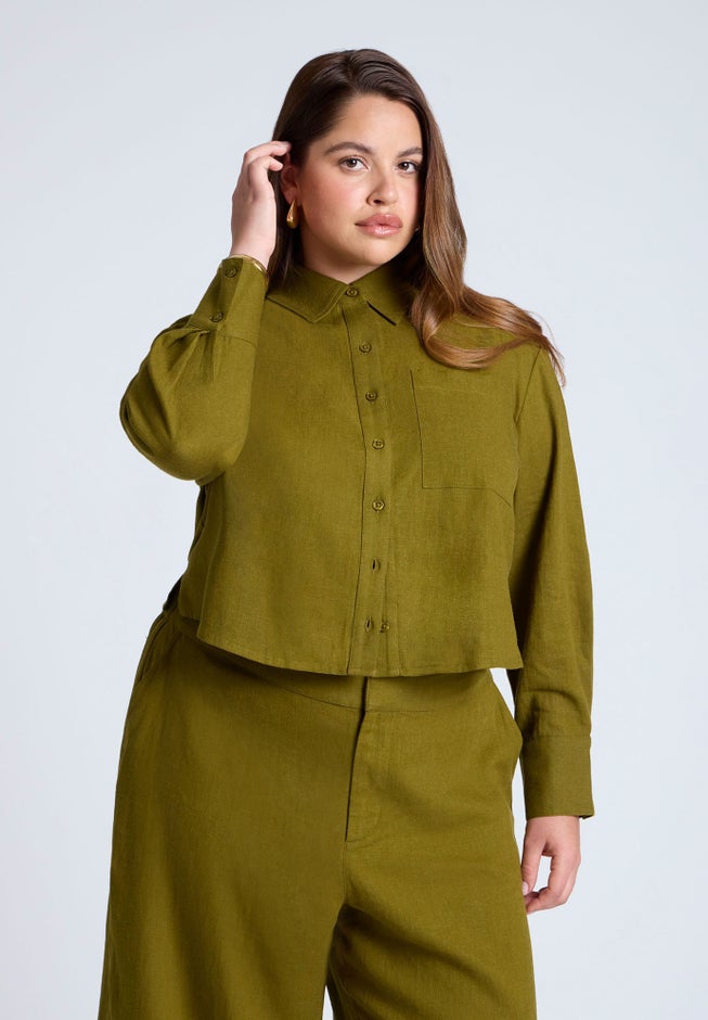 Boxy Button Down Shirt image number 1