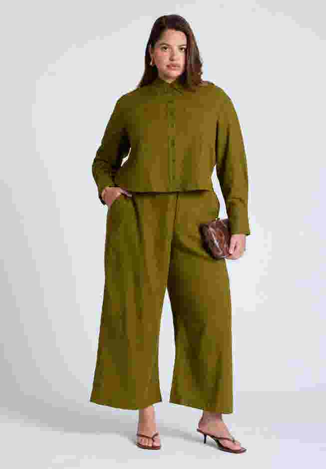 Boxy Button Down Shirt image number 3