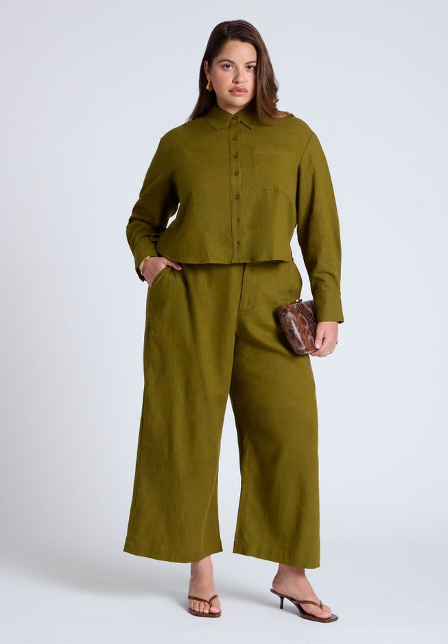 Boxy Button Down Shirt image number 3