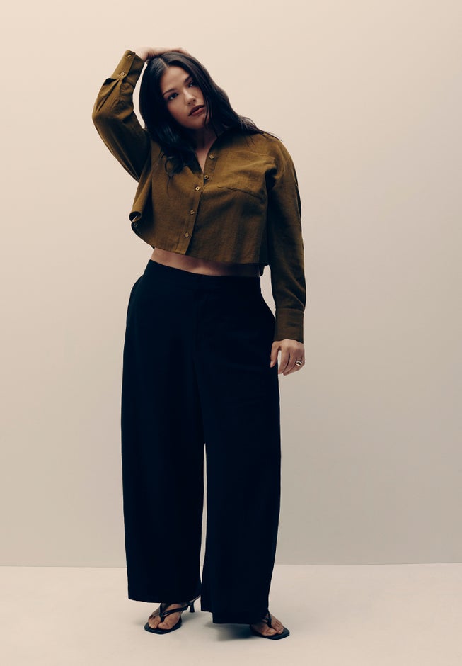 Boxy Button Down Shirt image number 4