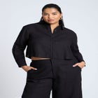 Boxy Button Down Shirt image number null