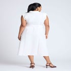 Midi Sleeveless Shirt Dress image number null