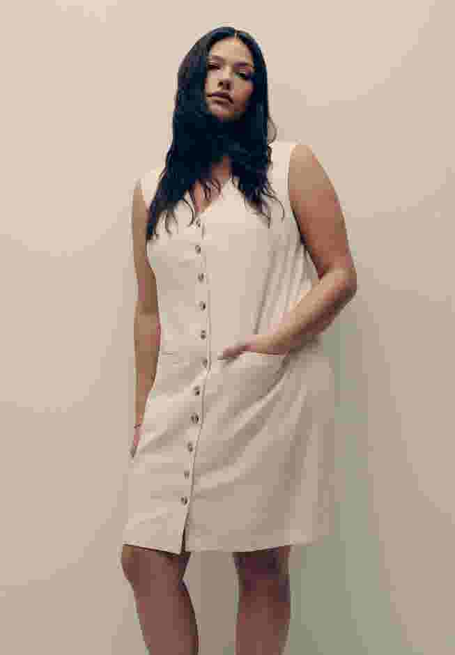 Mini Button Down Dress image number 0