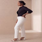 True Fit Stretch Denim Straight Leg Jean image number null