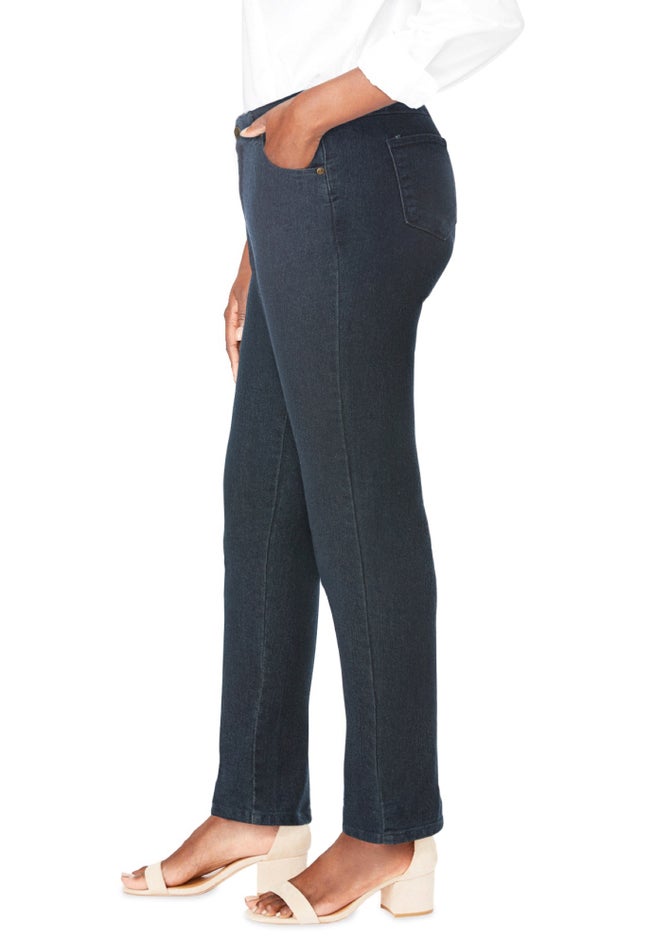 True Fit Stretch Denim Straight Leg Jean image number 1