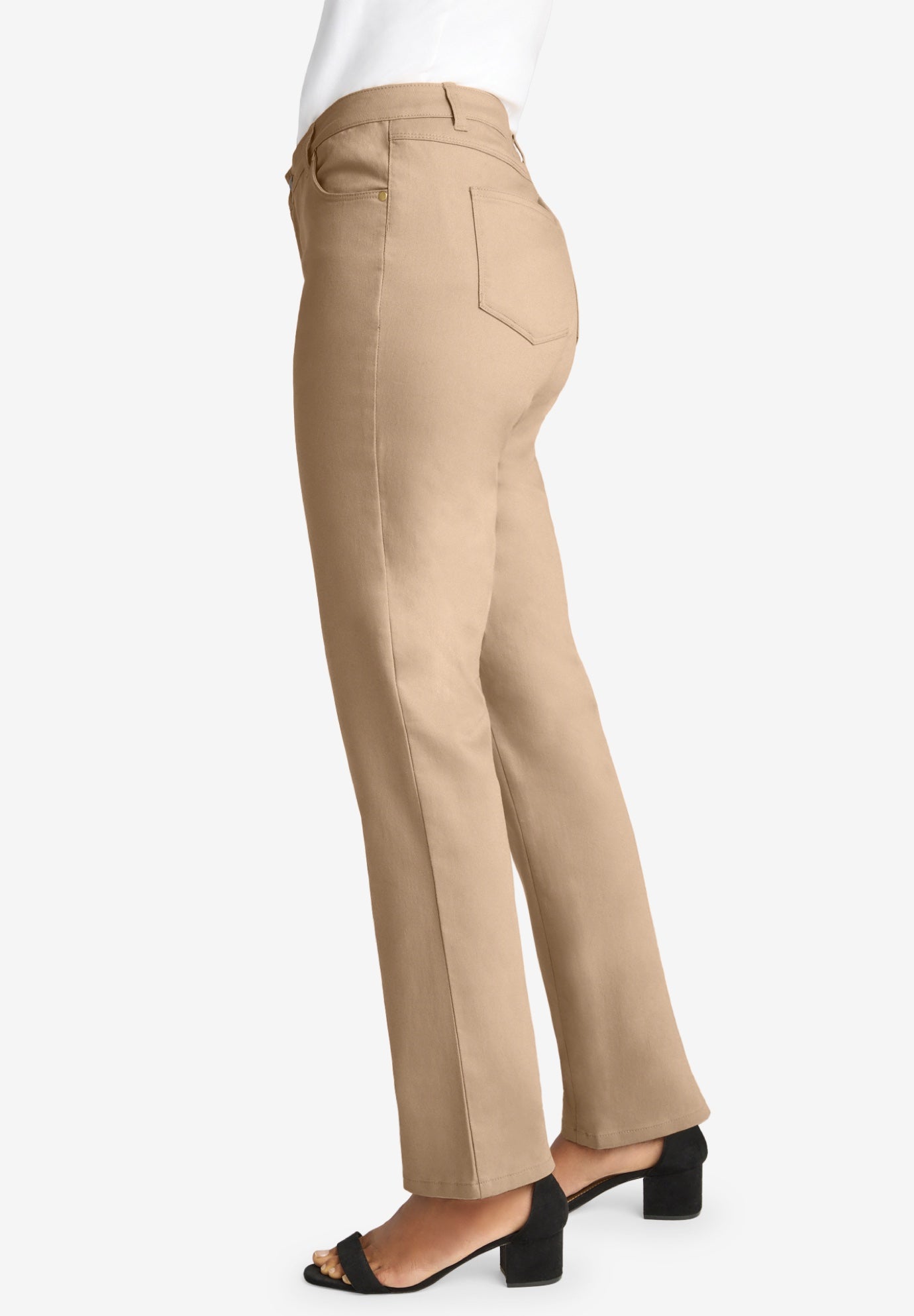 True Fit Stretch Denim Straight Leg Jean image number 3