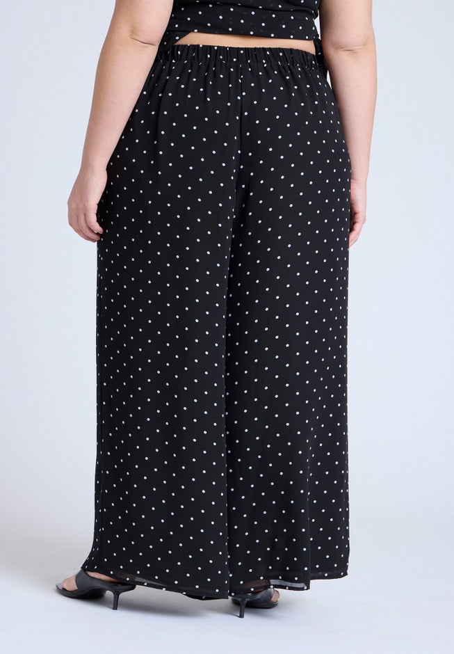 Wide Leg Polka Dot Pant  image number 2