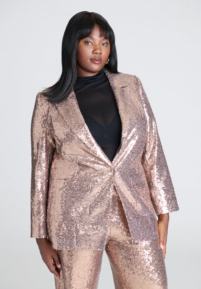 Sequin Blazer image number 1