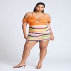 Mesh Mini Skirt Cover-Up image number null