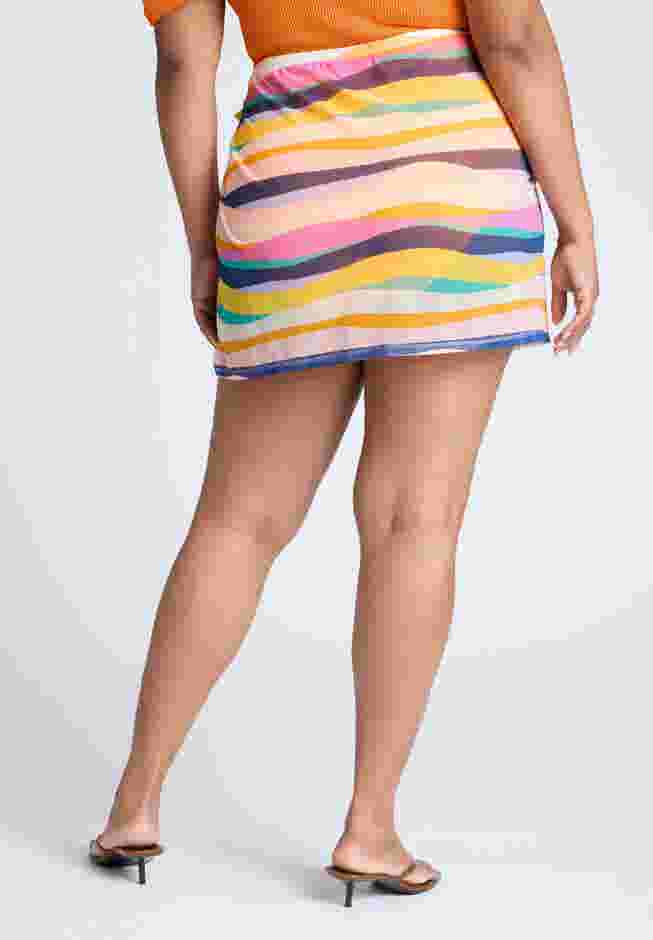 Mesh Mini Skirt Cover-Up image number 3