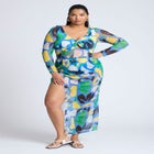 Mesh Maxi Skirt Coverup image number null