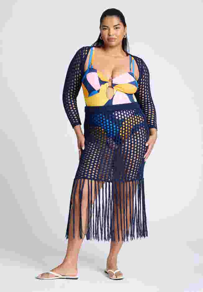 Crochet Skirt With Fringe image number 1