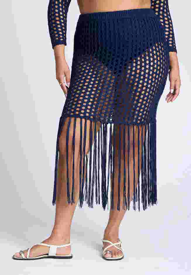 Crochet Skirt With Fringe image number 2
