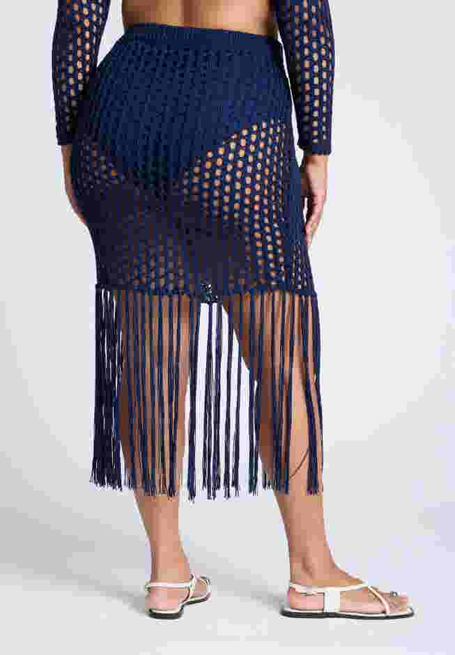 Crochet Skirt With Fringe image number 3