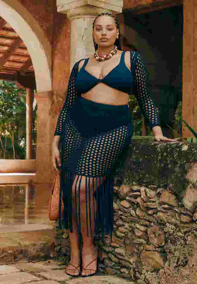Crochet Skirt With Fringe image number 0