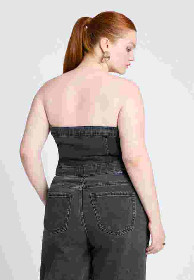 Denim Bustier image number 1