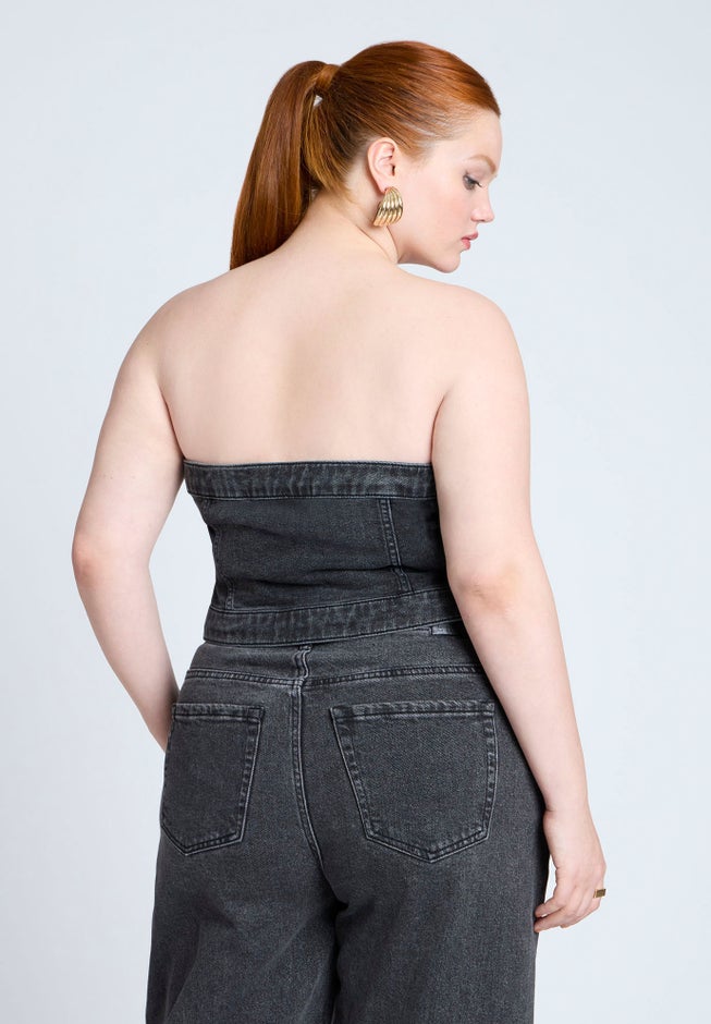 Denim Bustier image number null