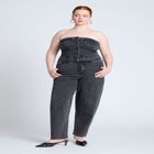 Denim Bustier image number null