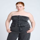 Denim Bustier image number null