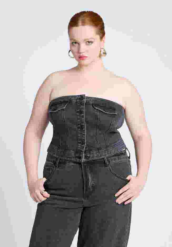Denim Bustier image number 0