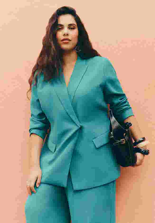 Tie Waist Soft Suiting Blazer image number 0