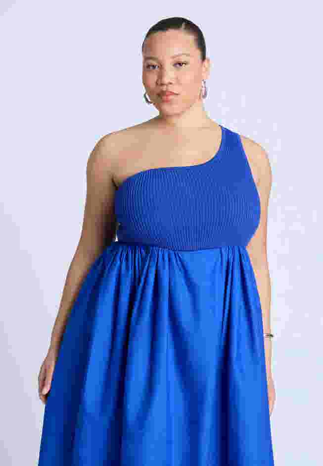 Sweater Bodice Poplin Dress image number 3