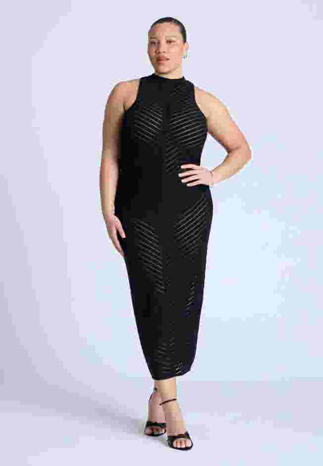 Cheveron Midi Dress image number 0