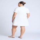 A-Line Denim Mini Dress image number null