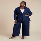 Denim Blazer image number null