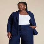 Denim Blazer image number null