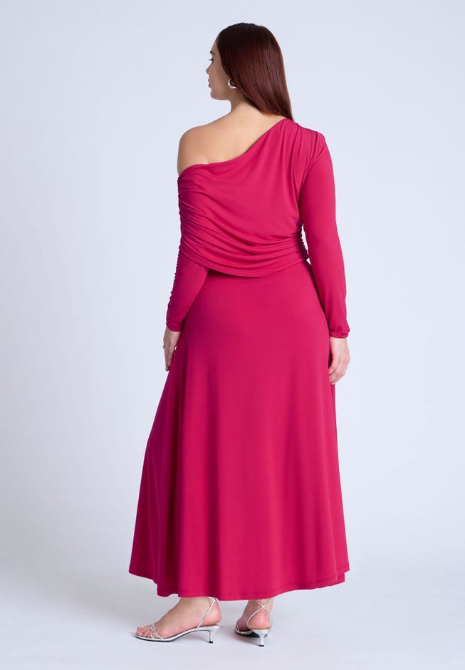 Knit Shirred Dress image number 1