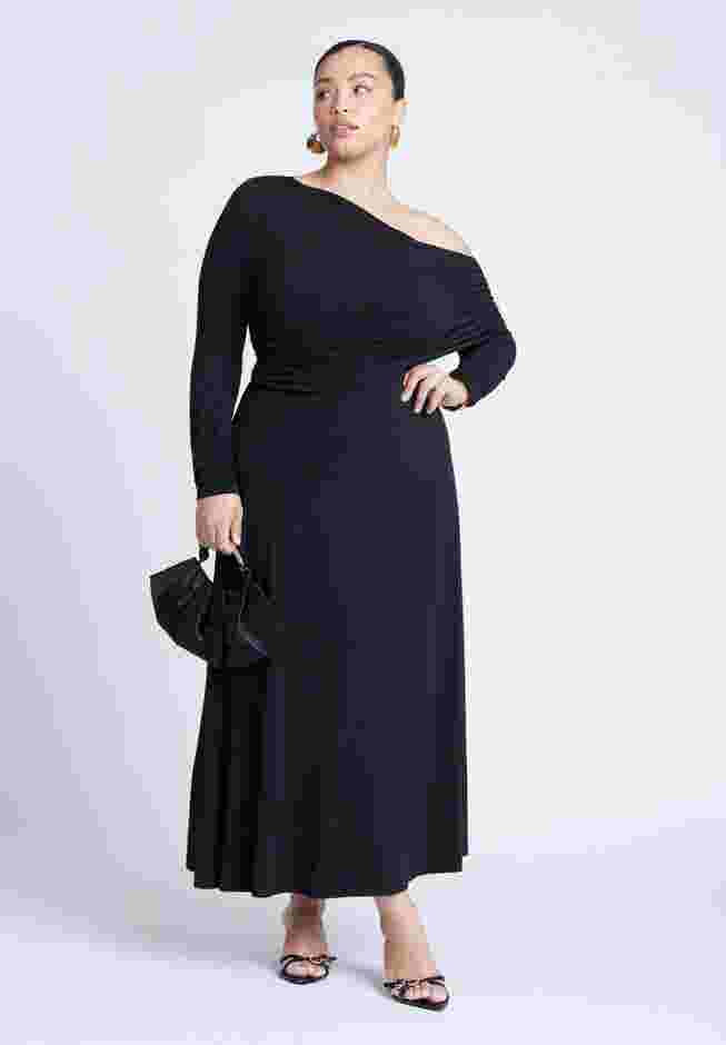 Knit Shirred Dress image number 3