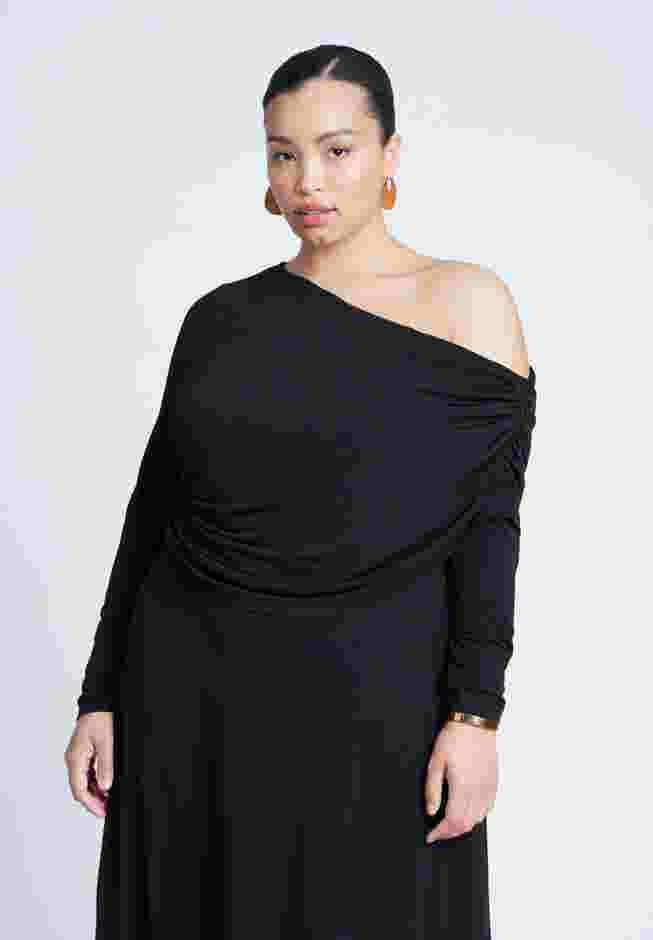 Knit Shirred Dress image number 4