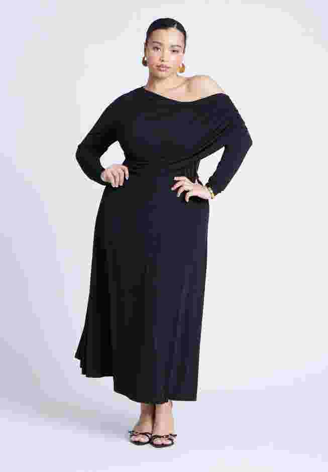 Knit Shirred Dress image number 0