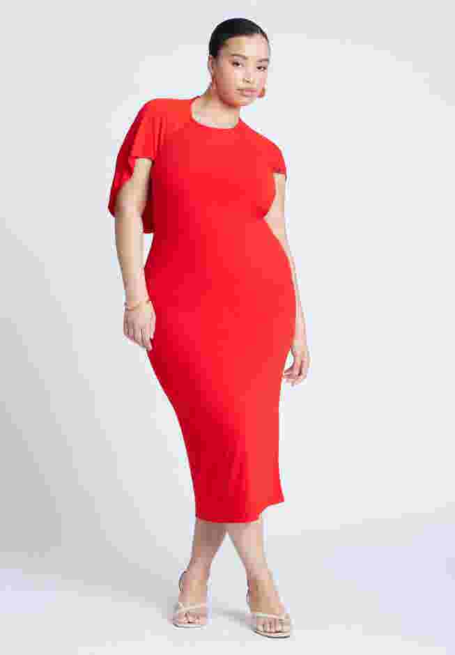 Cutout Back Midi Dress image number 2